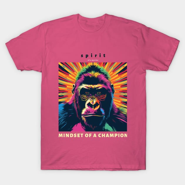 Spirit of a warrior mindset of a champion funny humor mental health T-Shirt by SoulfulT